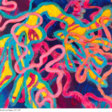 202505_Nuahstachedpaisy_Acylic on Paper_22x30