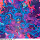 202508_Leskingforpulvilplic_Acrylic on Paper_22x30
