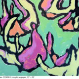 20260610_Strange Garden 20260610, Acrylic on paper, 22x30