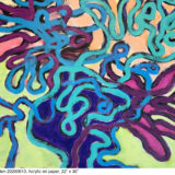 20260613_Strange Garden 20260613_Acrylic on paper_22x30