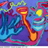 20260621_Strange Garden 20260621_Acrylic on paper_22x30