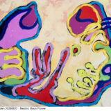 20260622_Strange Garden 20260622 - Benthic Moon Flower_Acrylic on paper_22x30