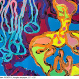 20260711_Strange Garden 20260711_Acrylic on Paper_22x30