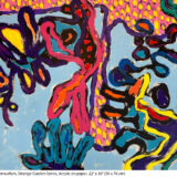 20260820_Flumentsaffronsurfum_Strange Garden_Acrylic on paper_22x30
